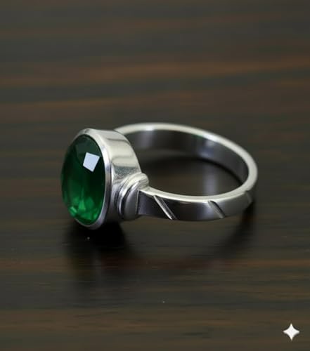 Image of 55Carat Choose Your Color Natural Gemstone Sterling Silver Statement Rings Oval Shape Handmade Sizes 5-12