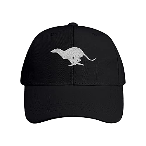 Greyhound dog1 Embroidered Classic Sandwich Cap,Cotton Made Adjustable Baseball Cap Dad Hats Sun Cap for Unisex