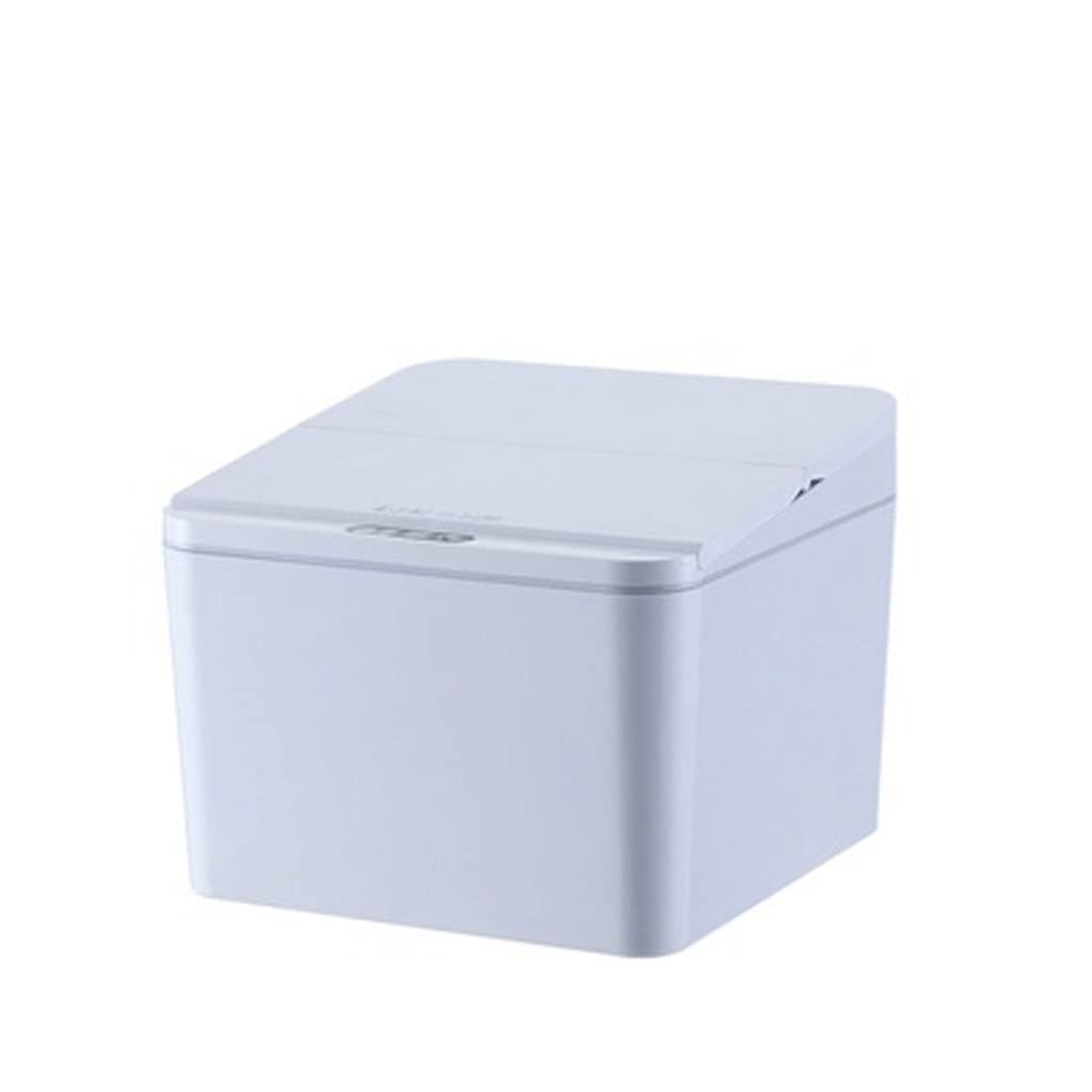 Trash Can Intelligent Infrared Motion Sensor Garbage Cans Home Desktop Smart Dustbin(17 * 13.5cm)