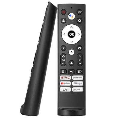 Voice Replacement Remote Control for Hisense Smart Google TV,for Hisense Android/Google Smart TV Remote,with Voice Function