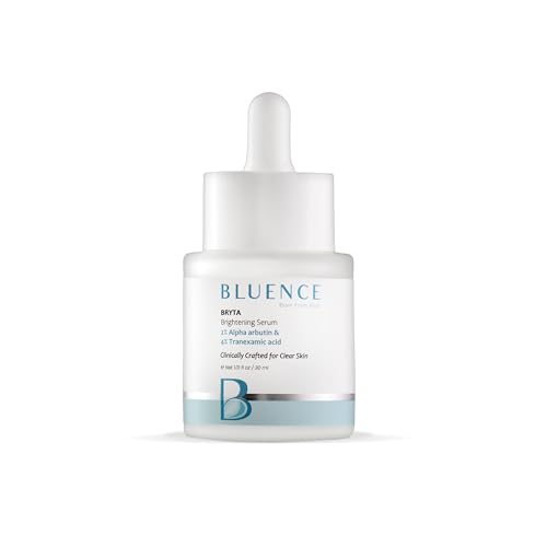 Image of BRYTA Brightening Face Serum with 2% Alpha Arbutin & 4% Tranexamic Acid | Daily Facial Serum for Radiant Looking Skin | Supports Even Looking Skin Tone | Lightweight Daily Face Serum | For Men & Women | 30 ml