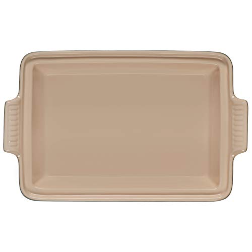 Image of Le Creuset Stoneware Covered Rectangular Casserole, 12 inch x 9 inch, Deep Teal