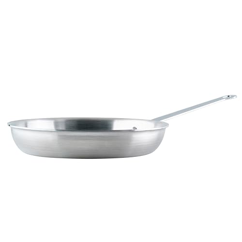 Winco Commercial-Grade Aluminium Fry Pan/Skillet, Satin Finish, 10