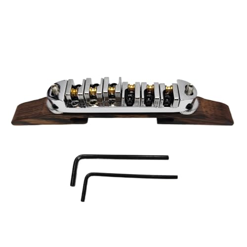 Pont de guitare électrique en palissandre et code inférieur silver haute précision