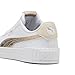 PUMA Womens Carina 3.0 Metallic Whisper Lace Up Sneakers Shoes Casual - White - Size 8 M