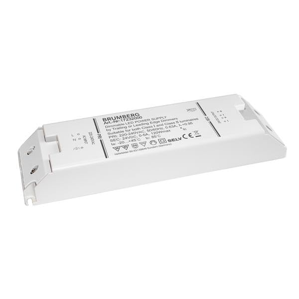 Transformateur LED 120W 24V Brumberg 17232000 alimentation variable bandeaux LED