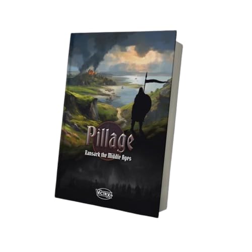Wargames Delivered - Guia de capa dura Victrix Pillage com PDF grátis - Guia definitivo para jogos de guerra de mesa e mundos de fantasia com arte detalhada e narração de histórias - Perfeito para