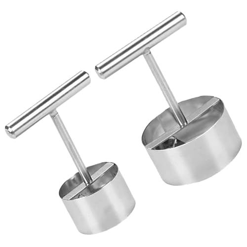 La Mejor Selección de Cuchillos descorazonadores que puedes comprar esta semana. 50 SUPVOX Herramienta de Metal para Descorazonar Frutas de Acero Inoxidable 2 Piezas (grande y Pequeño) Removedor de Corazón para Piña, Manzana y Uso en Cocina Doméstica