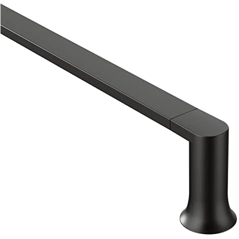 Moen Genta Matte Black 24-Inch Towel Bar Cover