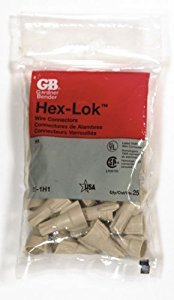 Gardner Bender Hex-Lok 22-8 Ga. Copper Wire Wire Connector 25 pk