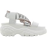7.0, Strap Sandalen Buffalo Damen BO Plateau-Schuhe Sandalen Weiß 39 EU