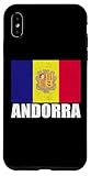 Fácil instalación Carcasa para iPhone XS Max Andorra Bandera Grunge Vintage Souvenir Andorra