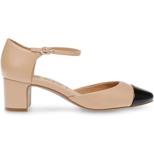 Anne Klein Womens Pearle Toe Cap Ankle Strap Pumps2