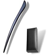 0GULUS 簪 かんざし 黒檀 エボニー 木製 ギフト プレゼント ヘアアレンジ 和装小物 着物 1本（高嶺）