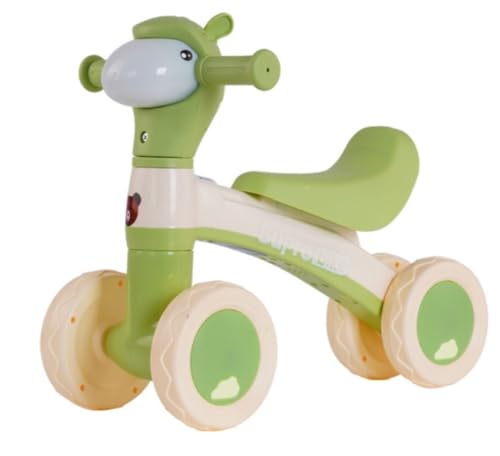 Apaeofl三輪車 12ヶ月-24ヶ月 ペダルなし ミニ 軽量 屋内 おしゃれ キッズバイク 幼児三輪車 子供用三輪車 乗り物 幼児 赤ちゃん 男の子 女の子 出産祝い 誕生日 ギフト プレゼント (ピンク) (自転車,グリーン)