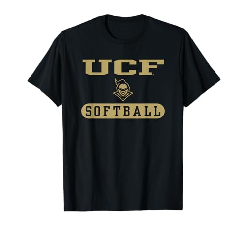 Central Florida Golden Knights Softball Black T-Shirt