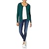 Amazon-Essentials-Womens-Lightweight-Cable-Long-sleeve-Crewneck-Cardigan-Sweater Amazon Essentials Women's Lightweight Cable Long-Sleeve Crewneck Cardigan Sweater, Forest Green, Medium