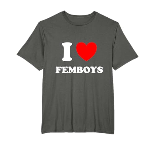 Ich Liebe Femboys Crossdressing Sissy Femboy T-Shirt