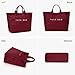 Cohawk Suede Tote Bag for Women Large Soft Tote Bag for Work Travel Letter Print Hobo Bag Fashion Handbag