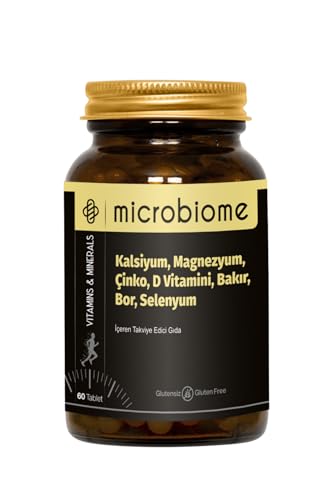 Kalsiyum; Magnezyum, Çinko, D Vitamini, Bakır, Bor, Selenyum 60 Tablet