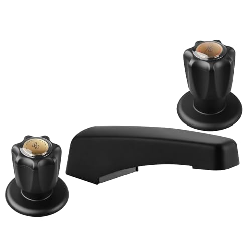 Black Mobile Home and RV 2-Handle Garden Tub Faucet