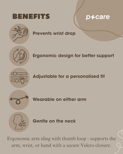 Image of Comfort Arm Sling for Shoulder and Arm Support | For Fractures, Sprains, Dislocations & Post-Surgery Recovery | Prevents Movement | Reduces Strain | For Right & Left Arm