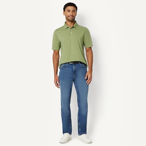 Image of Amazon Essentials Men's Regular-Fit Quick-Dry Short-Sleeve Golf Polo Shirt