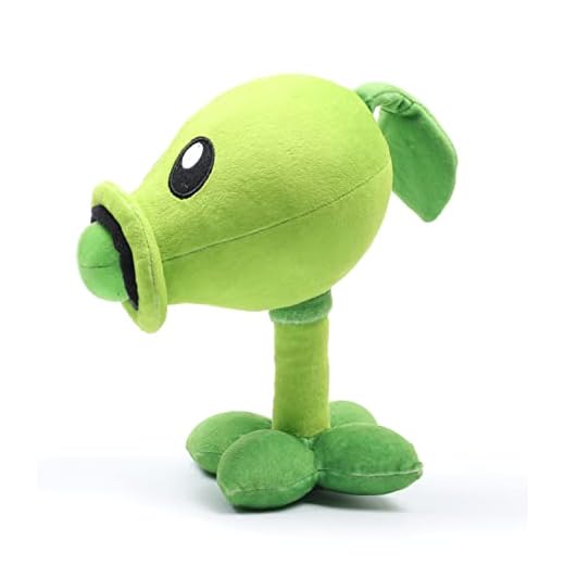 SAKAMI Pflanzen gegen Zombies - Peashooter Erbsenschießer Plüsch Figur/Toy - 23cm - original & lizensiert