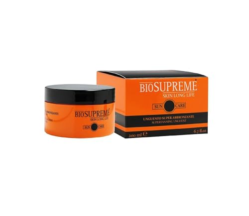 Biosupreme Sun Unguento Super Abbronzante Cera Abbronzante Mallo di Noce 200 ML