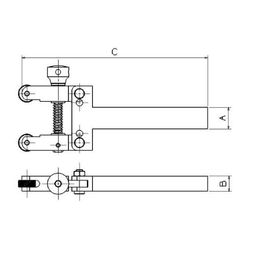 Forza - Knurler 18 x 25 x 210 Set molet 1mm helical - Image 2