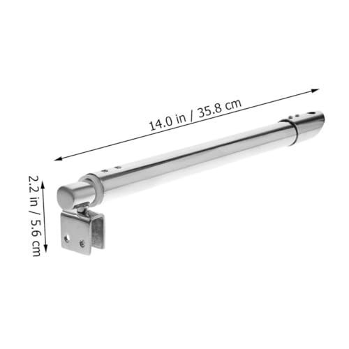 Herrajes para baño premium con barra de soporte de cristal inoxidable 3