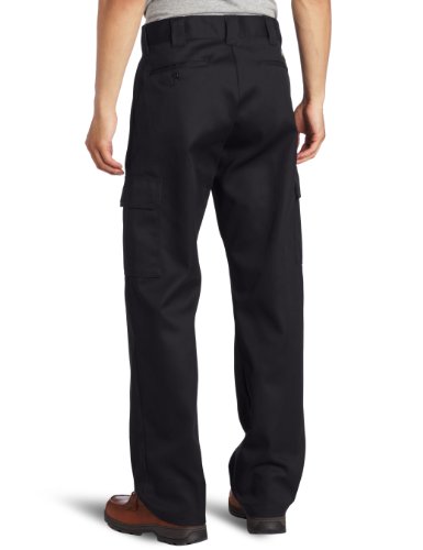 Dickies Men's Relaxed Straight-Fit Cargo Work Pant, Black, 36W X 32L #TOP1