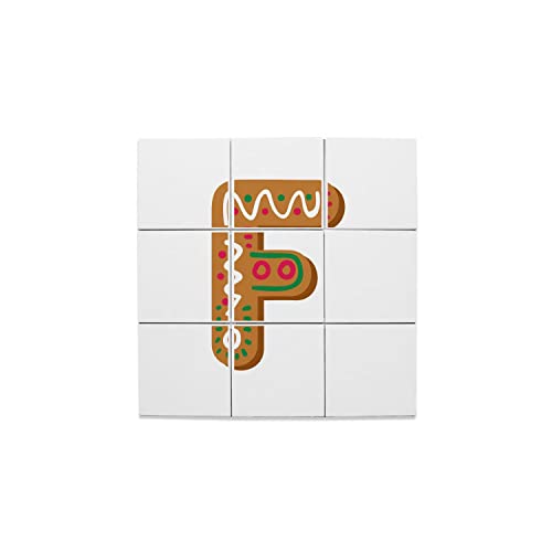 Lettre alphabet en carreaux céramique pour décorer la chambre d'un enfant