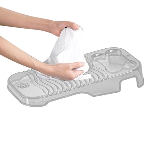 Tabla de Lavandería | Tabla de Lavandería para Lavandería y | Accesorios de Baño con Jabonera para Lavabo | Limpieza del Hogar Apartamento Estudiante Ropa de Mujer