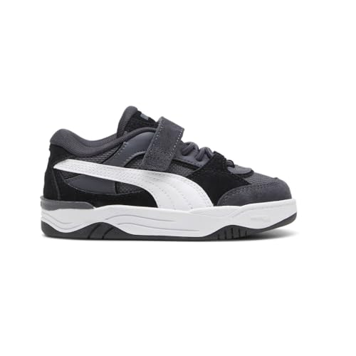 PUMA Kids Boys 180 Lace Up Sneakers Shoes Casual - Black, Grey