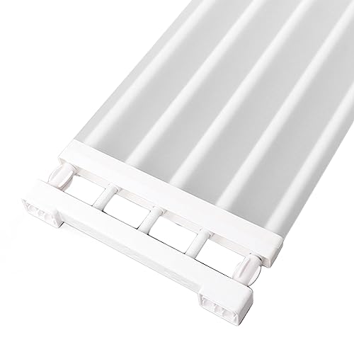 Schrank-Spannregal, erweiterbar, verstellbar, nagelfrei, Organizer für Schrank, Schrank-Trenner, Aufbewahrungsregal für Kleiderschrank, Schrank (75–120 cm)