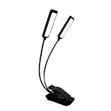 househome Einstellbar Klavierauszug Light Clip Lichter Leselicht USB Aufladen 9LED Tischleuchte Ischlampe Clip On Bett Nachtlicht LED Leselicht Buch Licht Mini Nachttischlampe