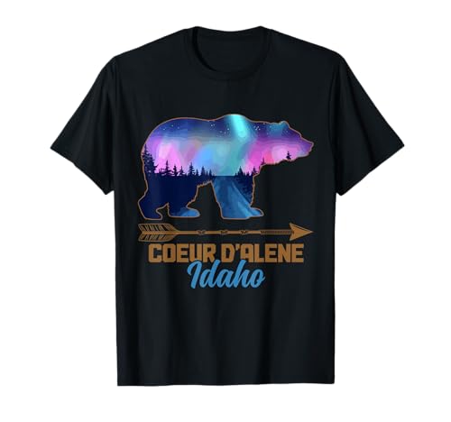 Coeur D'Alene Idaho Bear Pride Vintage Souvenir T-Shirt