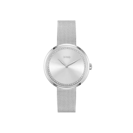BOSS Reloj Analógico para Mujer de Cuarzo con Correa en Acero Inoxidable 1502546