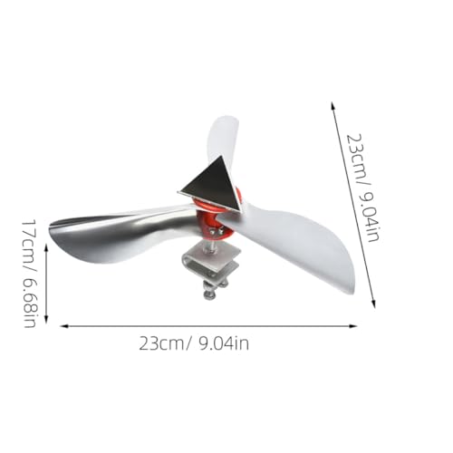 Molino de viento para pájaros SECFOU de acero inoxidable 3
