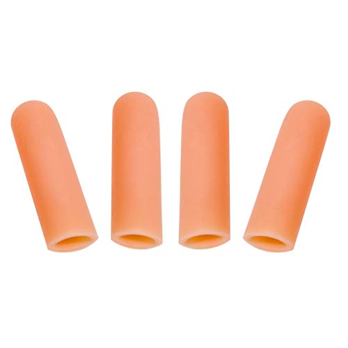 menolana 2 Pares De Silicone Dedos Tampa Tampa Tubos Polegar Protetor Tala Antiderrapagem - Pele