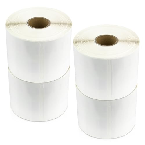 OfficeSmartLabels 30374 Dymo kompatible Visiten- und Terminkarten (5,1 x 8,9 cm), nicht klebend, 1 Rolle – 300 Etiketten pro Rolle 4 Rolls
