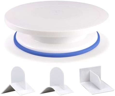 Jortmrd 6-teiliges Tortenset Mit Drehplatte - Perfekt Für Kuchen-Dekoration