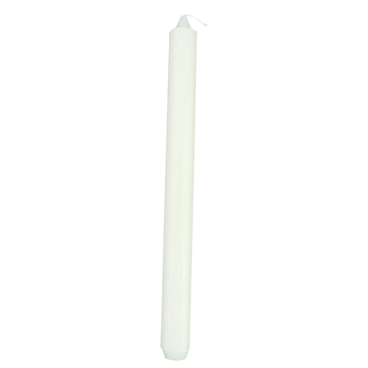 Ciieeo 1 Set Romantic Wedding Candle Smokeless Odorless Long Pole Candles for Parties European Design Multi Purpose Paraffin for Weddings and Home Decor White