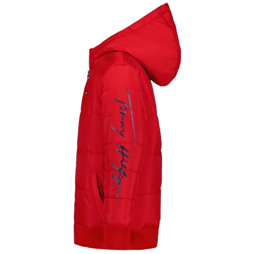 Image of Tommy Hilfiger Boys' Heavyweight Hooded Polar Fleece Lined Puffer Jacket