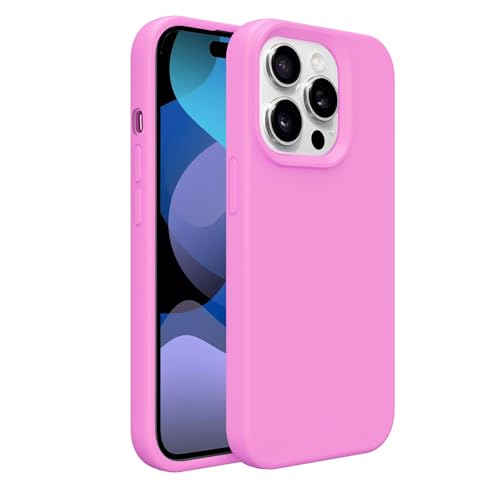 Image of iPhone 11 Pro Case Silicone,Soft Microfiber Lining(Plum Pink)