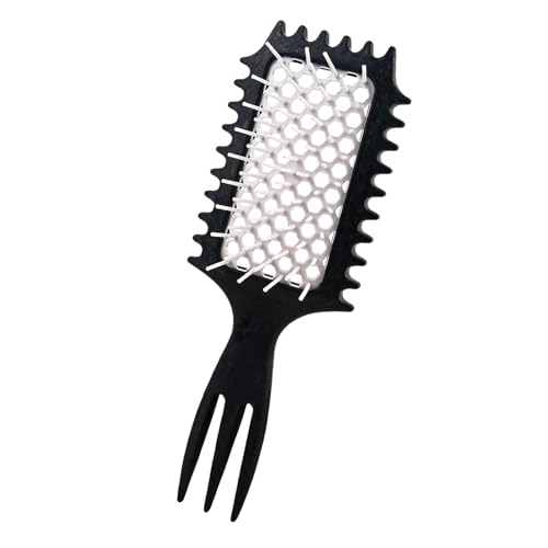 柔らかい毛と柔らかい毛のコームポータブル髪のヘアブラシと効果的な頭皮のクレンジングとスタイリング