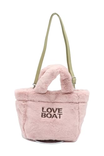Amazon.co.jp: LOVE BOAT ファーショルダーバッグ : ファッション