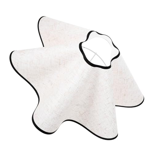 MUELODSIC 手作りペタルデザインランプシェード ミニ 布ポリエステル製 ベッドサイドテーブルライト交換用 おしゃれな室内照明アクセント