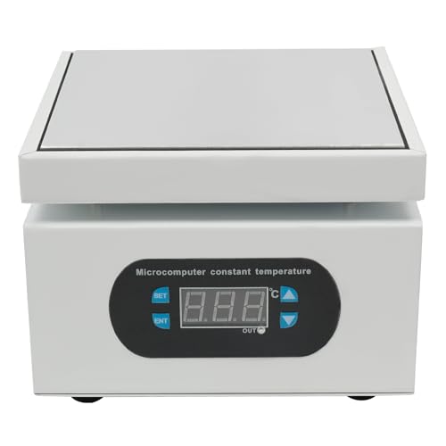 Placa calefactora eléctrica de 220 V, 500 W, placa calefactora digital, LED, 150 x 150 mm, para dividir, reparar pantallas de teléfonos móviles